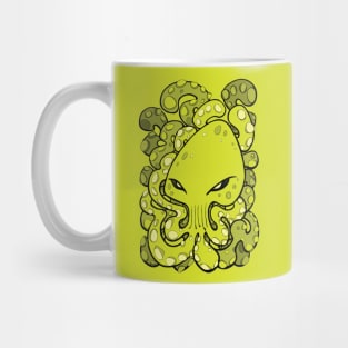 Octopus Squid Kraken Cthulhu Sea Creature - Lime Green Punch Mug